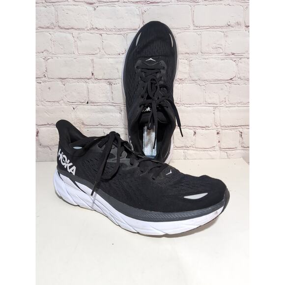 Hoka One One Women's Clifton 8 Size 11 B US Black 1119394 Running Shoes - Picture 1 of 11